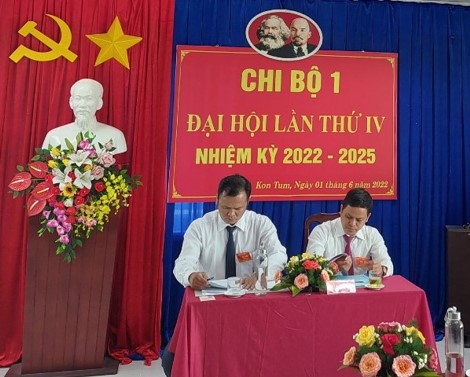 Chi bộ 1 thuộc Đảng bộ Sở Tư pháp tổ chức thành công Đại hội lần thứ IV nhiệm kỳ 2022 – 2025