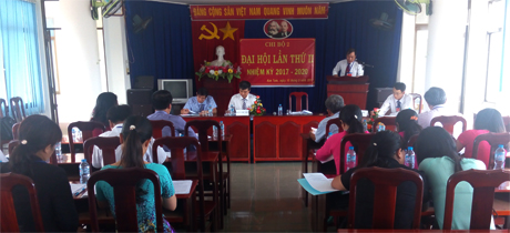 Chi bộ 2, Đảng ủy Sở Tư pháp tổ chức Đại hội Chi bộ lần thứ II (nhiệm kỳ 2017 - 2020)