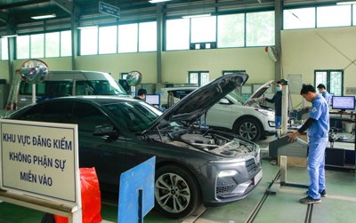Miễn đăng kiểm lần đầu với xe ô tô mới từ ngày 22 tháng 3 năm 2023