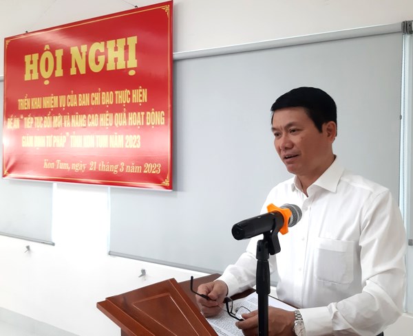 Ban Chỉ đạo Đề án "Đổi mới và nâng cao hoạt động giám định tư pháp trên địa bàn tỉnh" triển khai công tác năm 2023
