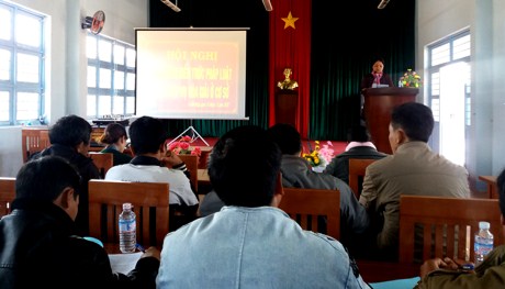 Sở Tư pháp tổ chức Hội nghị bồi dưỡng kiến thức pháp luật, nghiệp vụ hòa giải ở cơ sở năm 2018