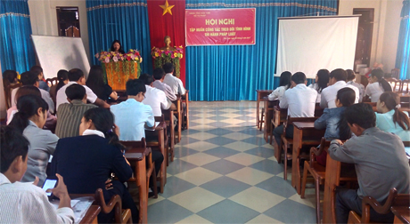 Hội nghị tập huấn công tác theo dõi tình hình thi hành pháp luật