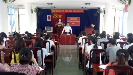 Chi bộ Sở Tư pháp tỉnh Kon Tum quán triệt Nghị quyết Trung ương 9, khóa XI.