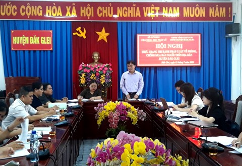 Các hoạt động của Dự án điều tra cơ bản khảo sát, đánh giá thực trạng thi hành pháp luật về phòng, chống mua bán người ở Việt Nam tại tỉnh Kon Tum
