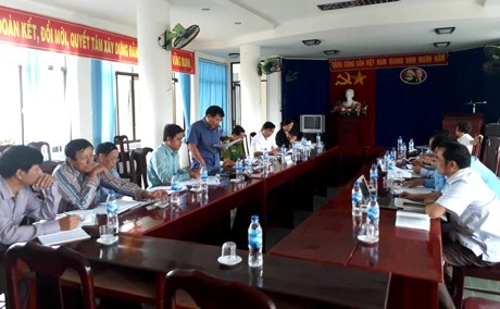 Đoàn kiểm tra việc thực hiện công tác theo dõi tình hình thi hành pháp luật làm việc với UBND tỉnh Kon Tum.