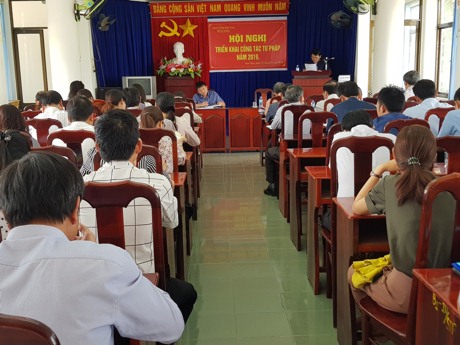Sở Tư pháp tỉnh Kon Tum tổ chức Hội nghị triển khai công tác Tư pháp năm 2019