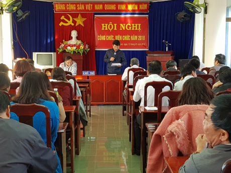 Hội nghị công chức, viên chức năm 2018