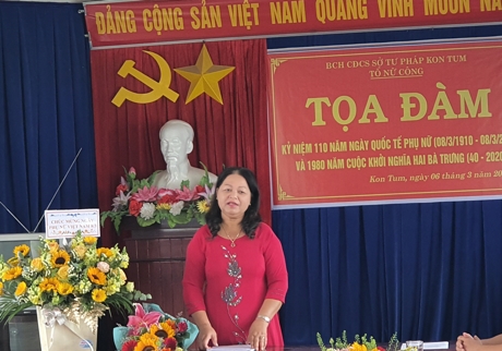 Toạ đàm kỷ niệm 110 năm ngày Quốc tế phụ nữ