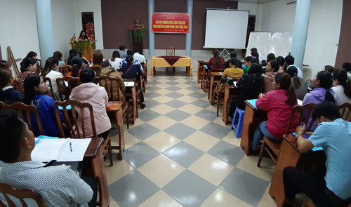 Tổ chức lớp bồi dưỡng công tác theo dõi tình hình thi hành pháp luật năm 2019