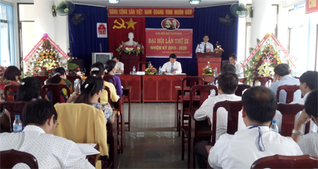 Tổ chức thành công Đại hội Chi bộ Sở Tư pháp lần thứ IX, nhiệm kỳ 2015 -2020
